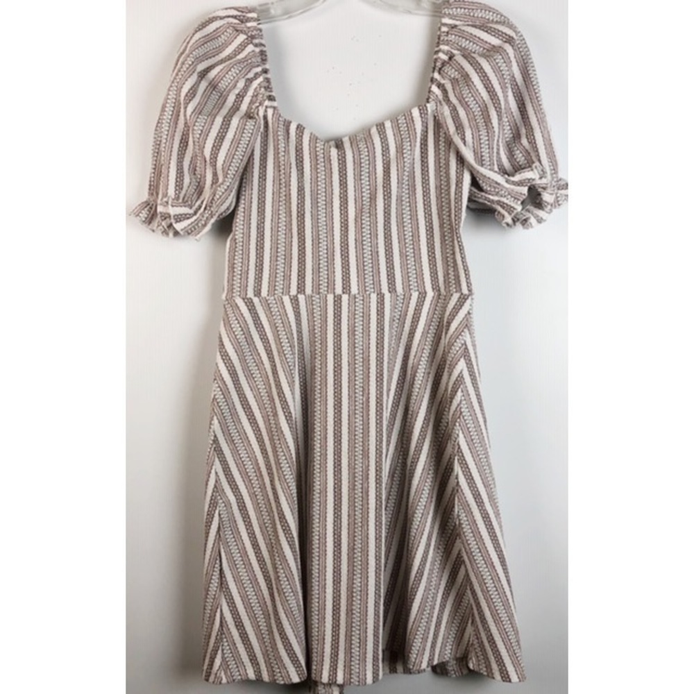 ✨ NWT TOPSHOP striped print mini dress 6 - Picture 5 of 9